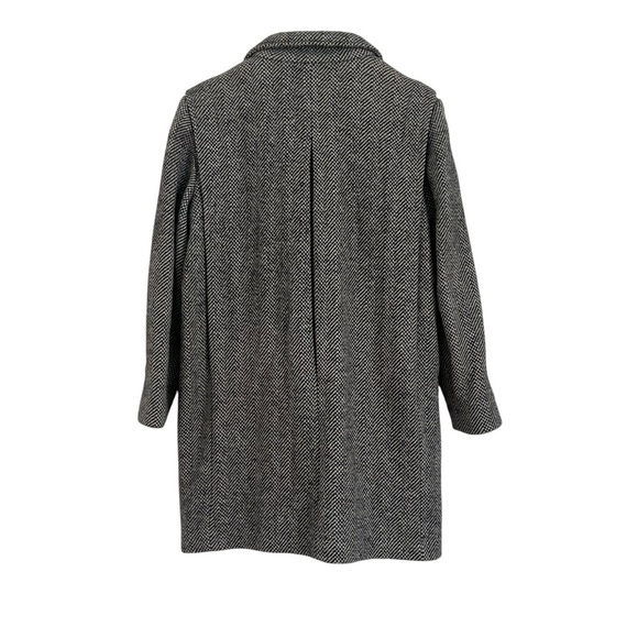 Vintage Wool Blend Coat by Collection Élégante women’s 12 Classic Herringbone - Picture 5 of 14